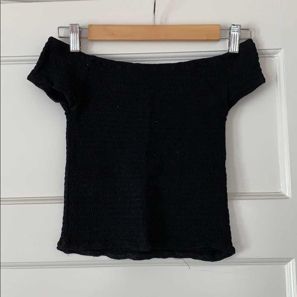 brandy Melville ruched crop top
